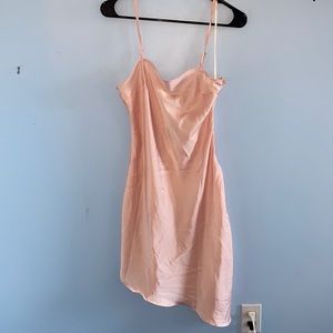 Forever 21 pink silk dress